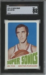 1972 Topps #34 Jim Fox 9 card progressive proof.